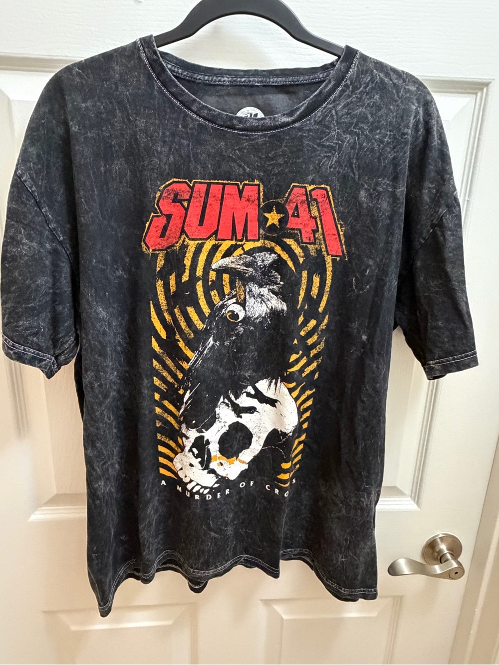 Black Sum 41 Raven Tee